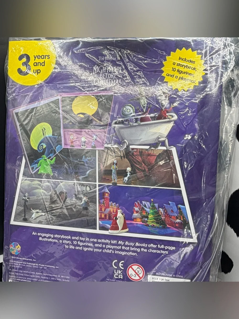 Disney The Nightmare Before Christmas My Busy Books-Brand New Never Opened